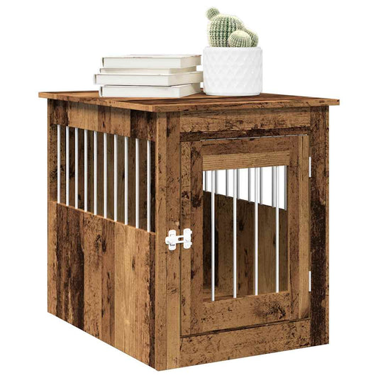 Gabbia Cani da Arredamento Legno Antico Legno Multistrato - homemem39