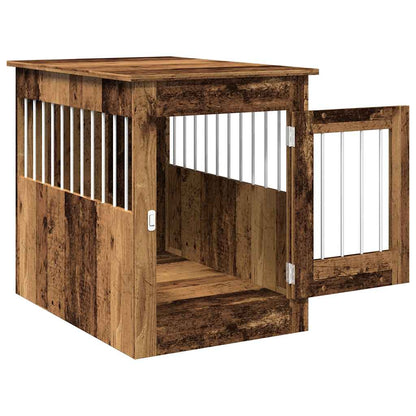 Gabbia Cani da Arredamento Legno Antico Legno Multistrato - homemem39