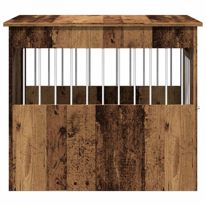 Gabbia Cani da Arredamento Legno Antico Legno Multistrato - homemem39