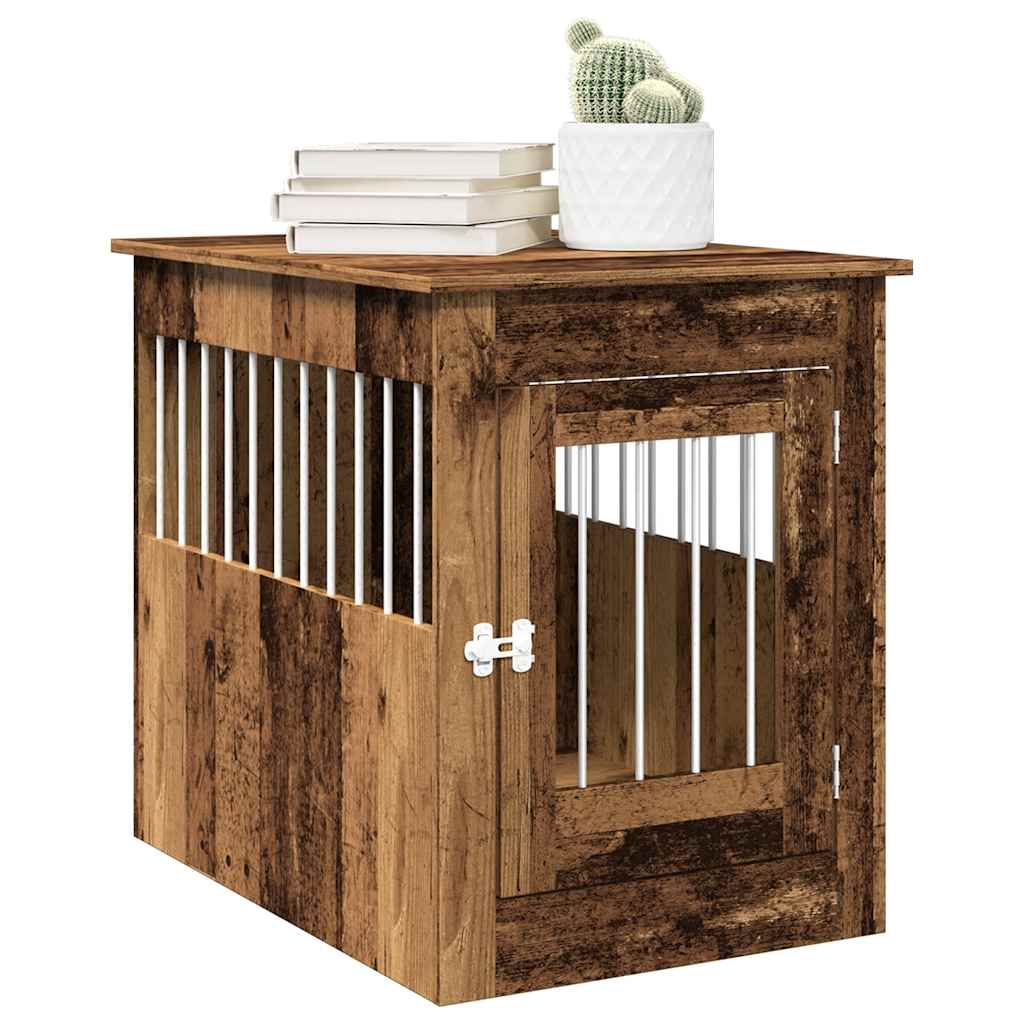 Gabbia Cani da Arredamento Legno Antico Legno Multistrato | homemem39