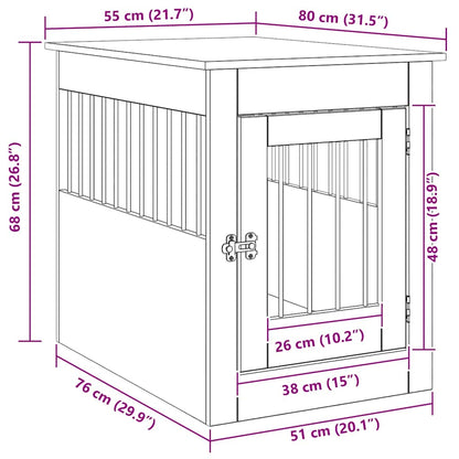 Gabbia Cani Arredamento Rovere Artigianale Legno Multistrato