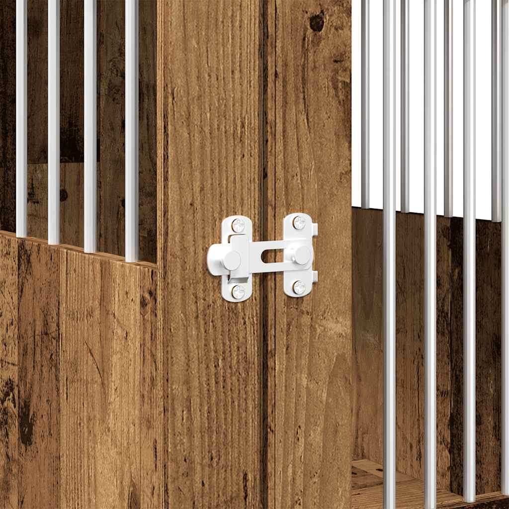 Gabbia Cani da Arredamento Legno Antico Legno Multistrato