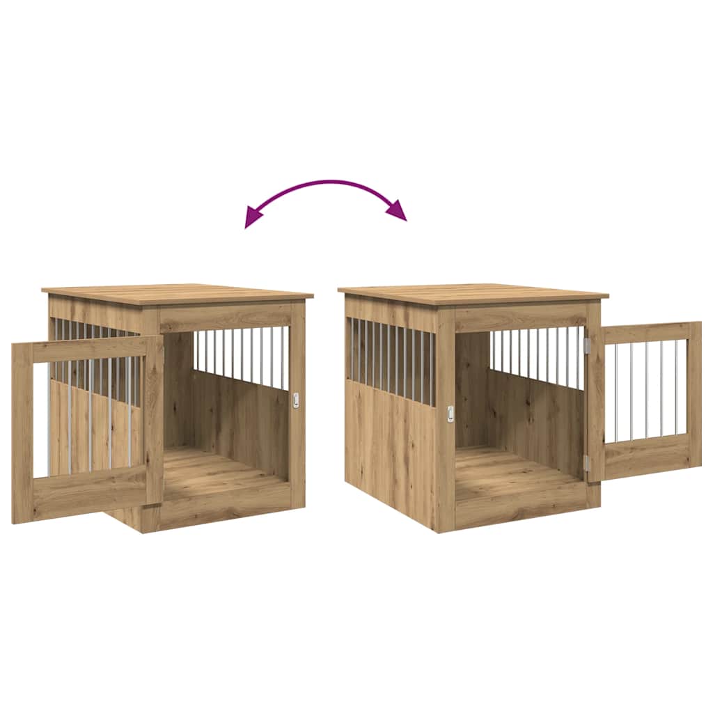 Gabbia Cani Arredamento Rovere Artigianale Legno Multistrato | homemem39
