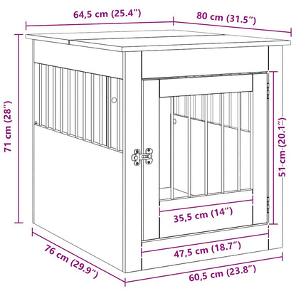 Gabbia Cani Arredamento Rovere Artigianale Legno Multistrato | homemem39