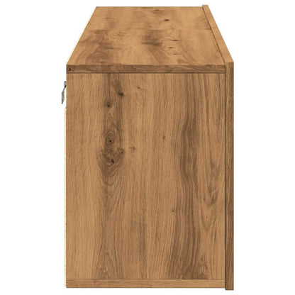 Mobili TV a Parete 2pz Rovere Artigianale 60x30x41 cm - homemem39