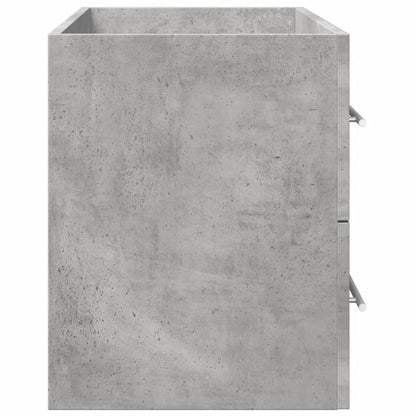 Mobile Lavabo Grigio Cemento 80x38,5x48 cm in Truciolato | homemem39