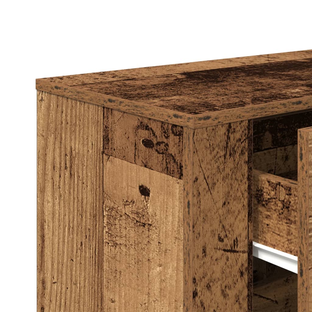 Credenza Legno Vecchio 80x33x70 cm in Truciolato - homemem39