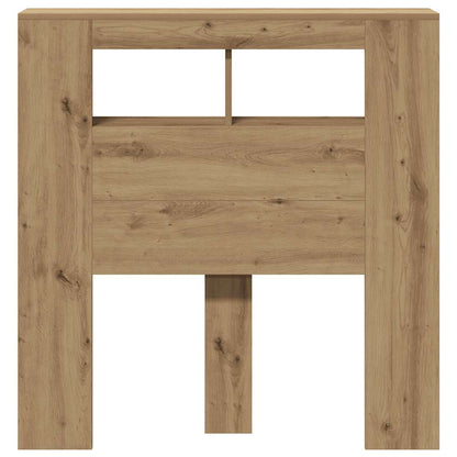 Testiera LED Rovere Artigianale 100x18,5x103,5 cm Multistrato