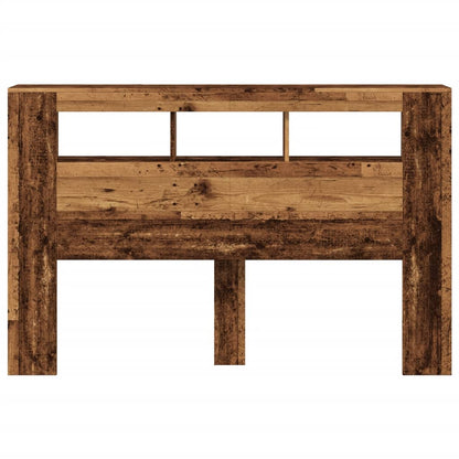 Testiera LED Legno Antico 160x18,5x103,5 cm Legno Multistrato - homemem39