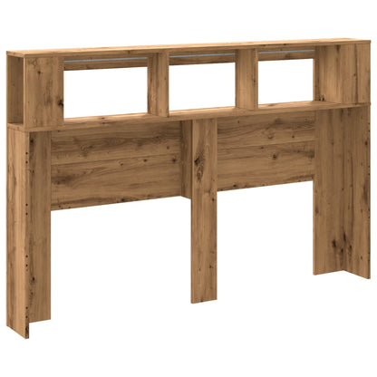 Testiera LED Rovere Artigianale 160x18,5x103,5 cm Multistrato - homemem39