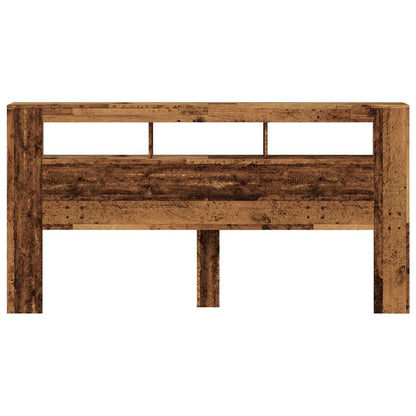 Testiera LED Legno Antico 200x18,5x103,5 cm Legno Multistrato - homemem39