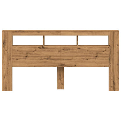 Testiera LED Rovere Artigianale 200x18,5x103,5 cm Multistrato - homemem39