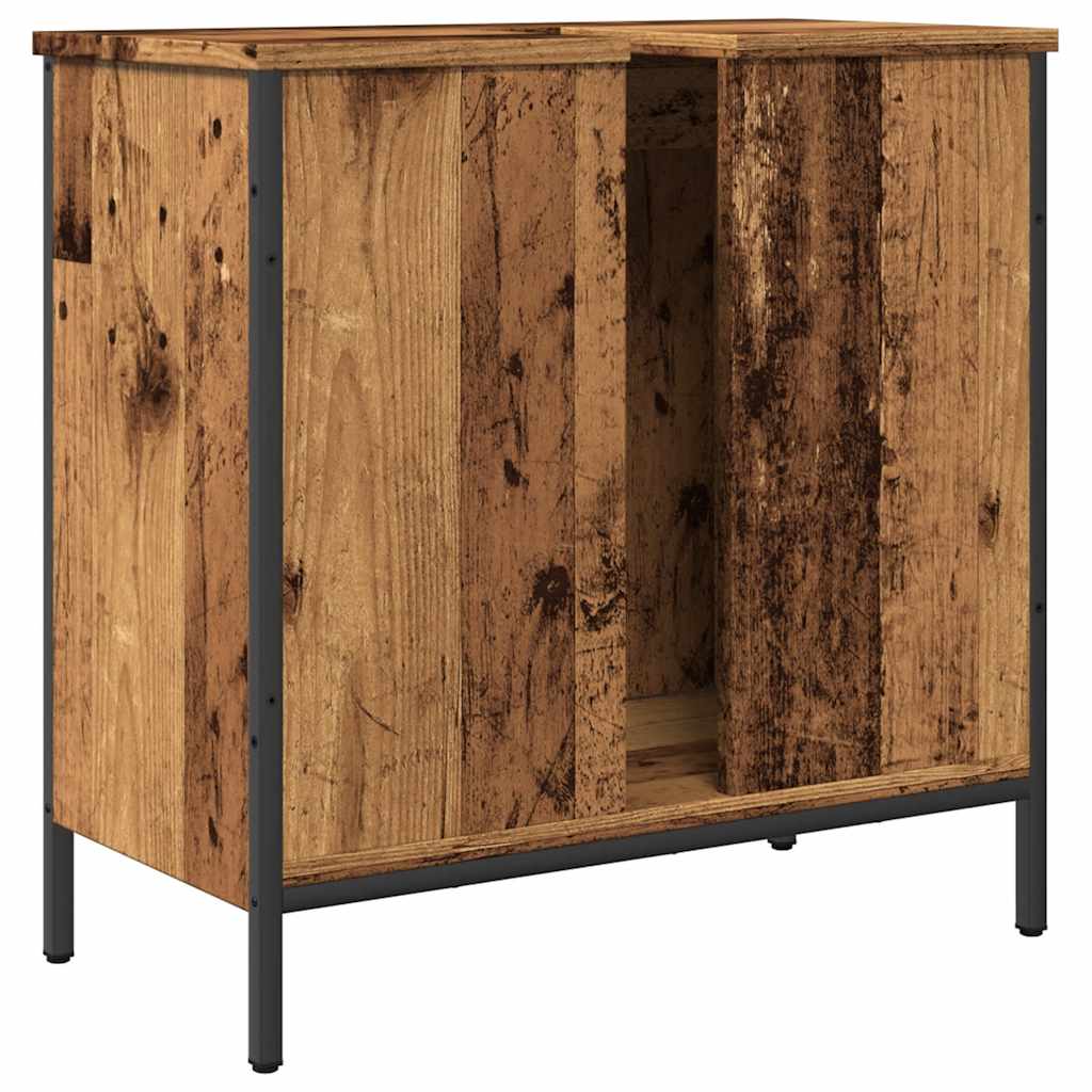 Mobile Sottolavabo Legno Antico 60x30x60 cm Legno Multistrato | homemem39