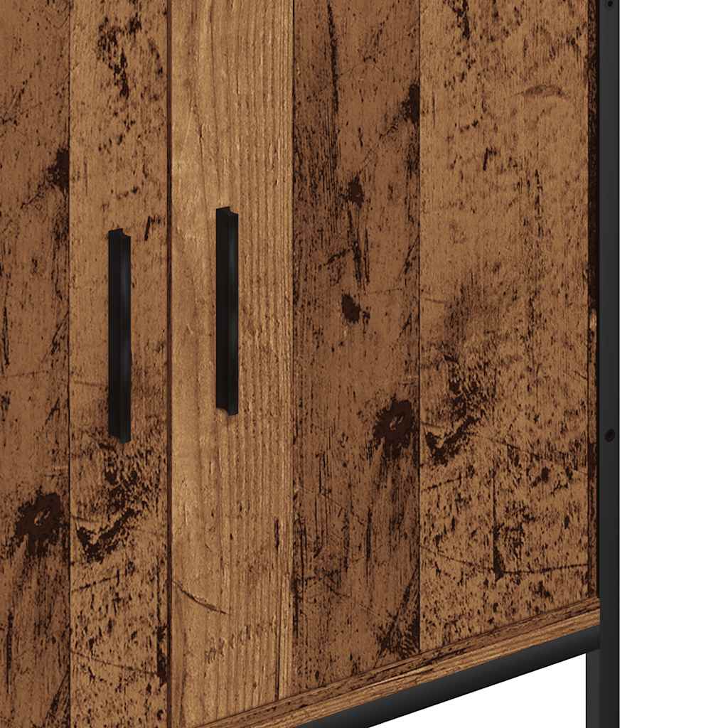 Mobile Sottolavabo Legno Antico 60x30x60 cm Legno Multistrato | homemem39