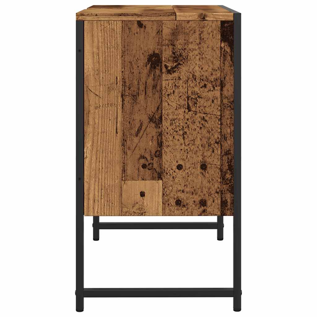Mobile Lavabo Bagno Legno Antico 60x33x60 cm Legno Multistrato | homemem39