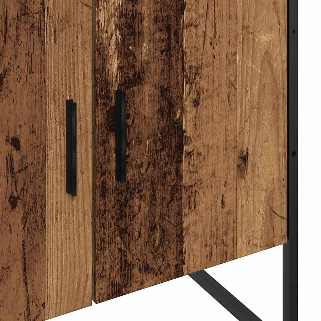 Mobile Lavabo Bagno Legno Antico 60x33x60 cm Legno Multistrato | homemem39