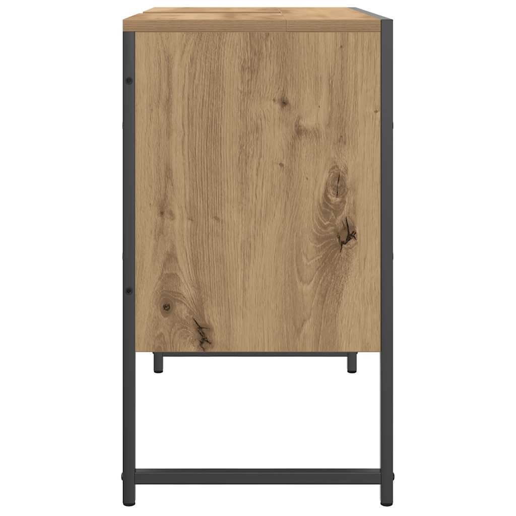 Mobile Lavabo Bagno Rovere Artigianale Legno Multistrato | homemem39