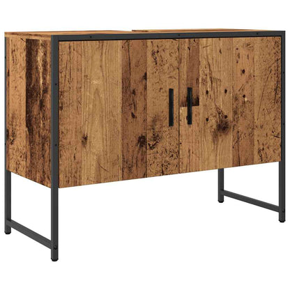 Mobile da Bagno Legno Antico 80x33x60 cm in Truciolato | homemem39