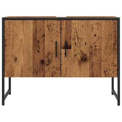 Mobile da Bagno Legno Antico 80x33x60 cm in Truciolato | homemem39