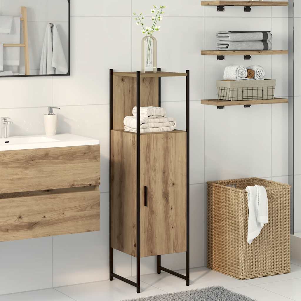 Mobile da Bagno Rovere 33x33x120,5 cm Legno Multistrato | homemem39