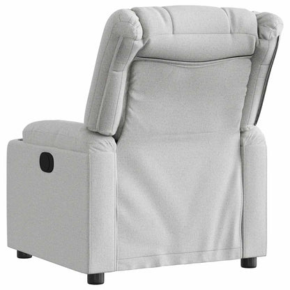 Poltrona Reclinabile in Tessuto Grigio Nuvola | homemem39