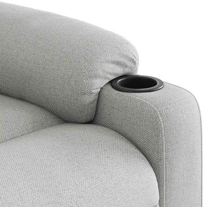 Poltrona Reclinabile in Tessuto Grigio Nuvola | homemem39