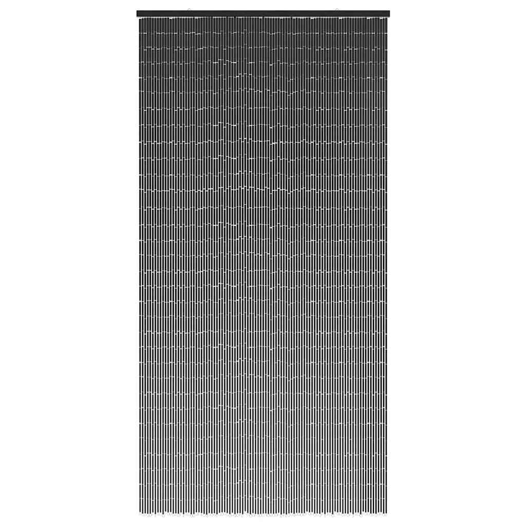 Tenda Antimosche per Porte Grigio Scuro 100x200 cm Bambù