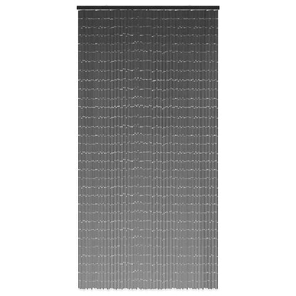 Tenda Antimosche per Porte Grigio Scuro 100x200 cm Bambù