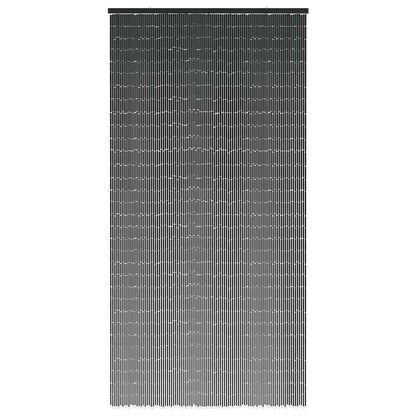 Tenda Antimosche per Porte Grigio Scuro 100x220 cm Bambù