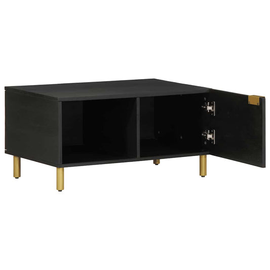 Tavolino da Salotto Nero 80x50x40 cm in Legno Multistrato | homemem39