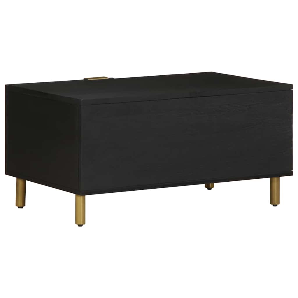 Tavolino da Salotto Nero 80x50x40 cm in Legno Multistrato | homemem39
