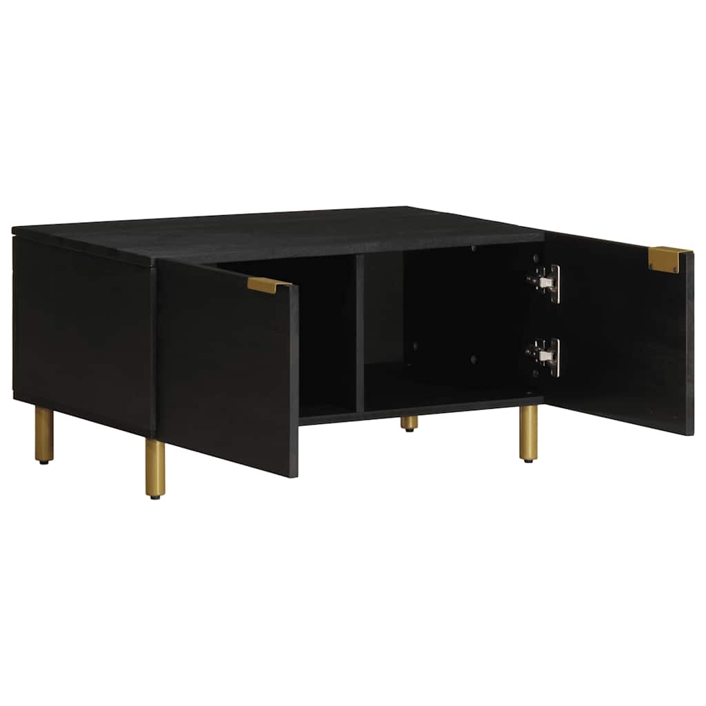 Tavolino da Salotto Nero 80x50x40 cm in Legno Multistrato | homemem39