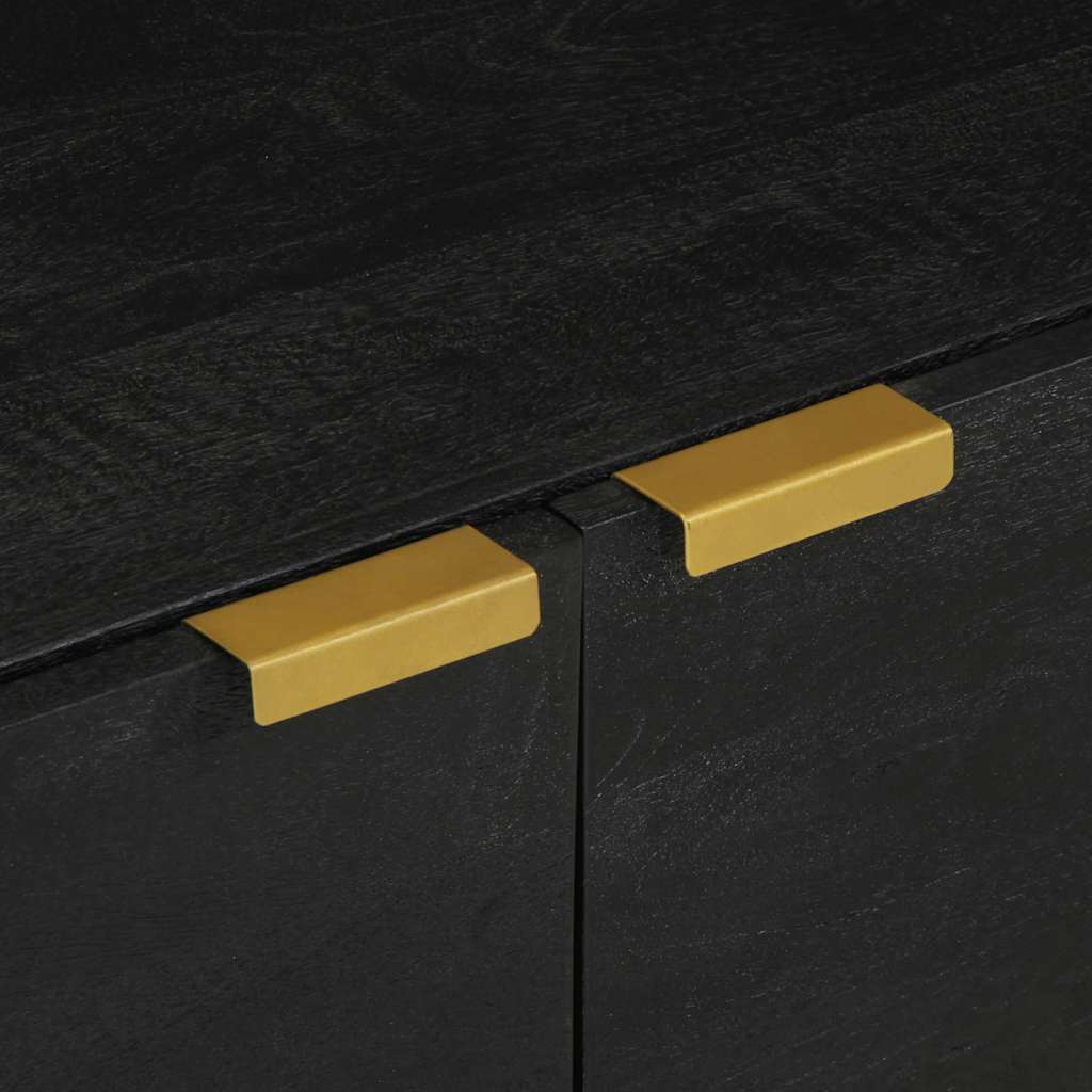 Tavolino da Salotto Nero 80x50x40 cm in Legno Multistrato | homemem39