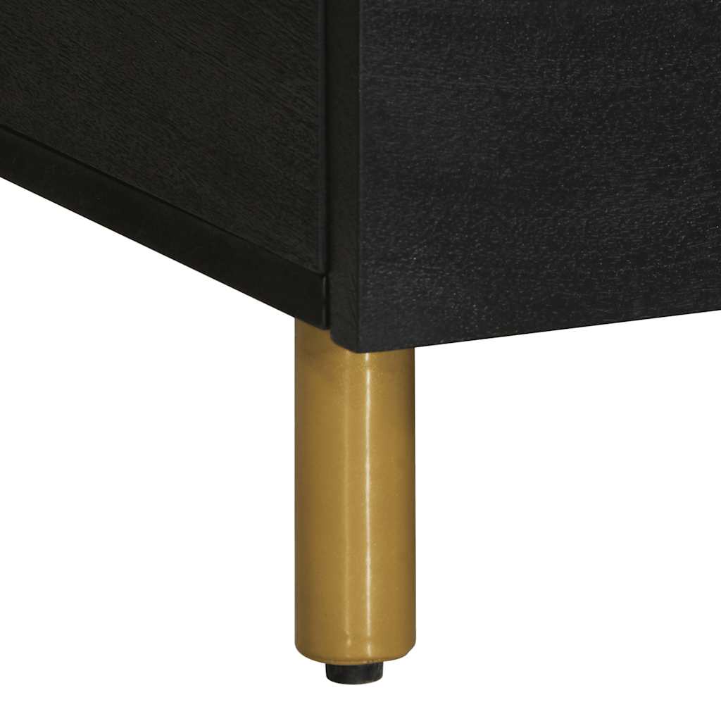 Tavolino da Salotto Nero 80x50x40 cm in Legno Multistrato | homemem39