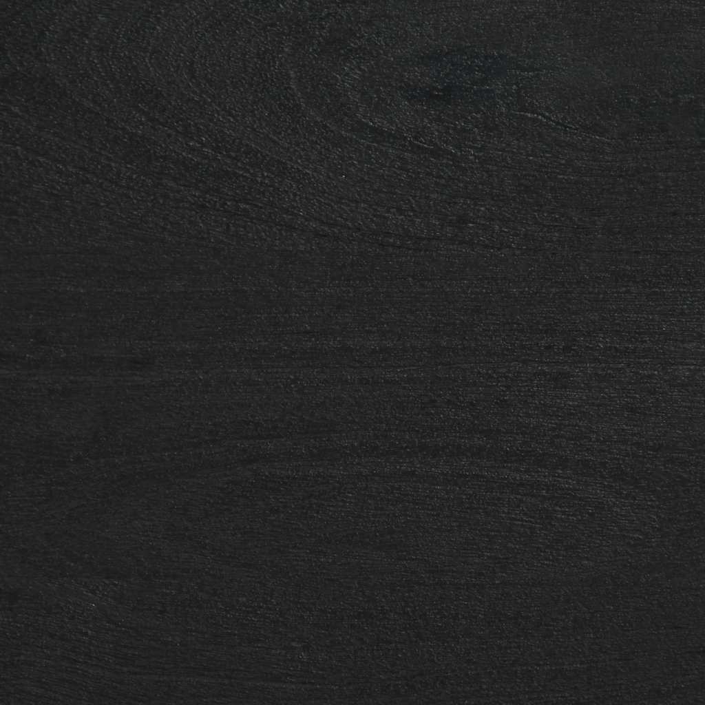 Comodino Nero 40x33x46 cm in Legno Multistrato