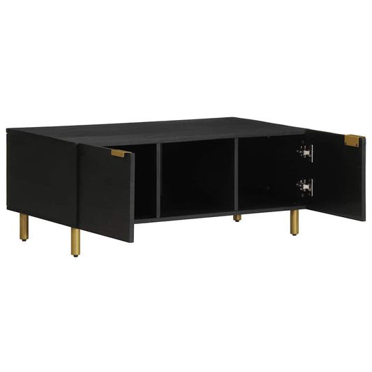 Tavolino da Salotto Nero 100x54x40 cm in Legno Multistrato | homemem39