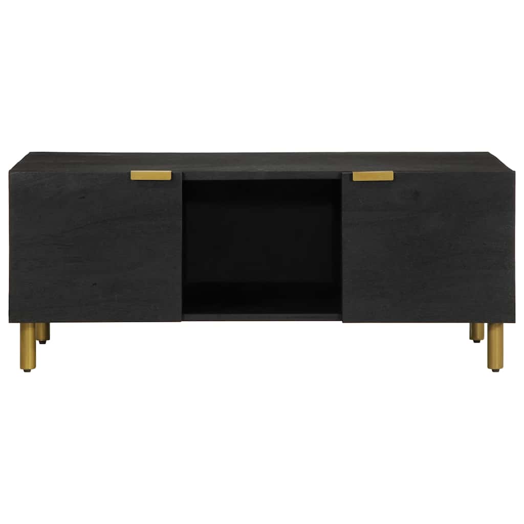 Tavolino da Salotto Nero 100x54x40 cm in Legno Multistrato | homemem39