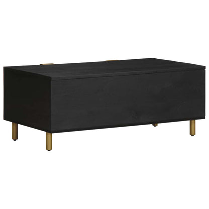 Tavolino da Salotto Nero 100x54x40 cm in Legno Multistrato | homemem39