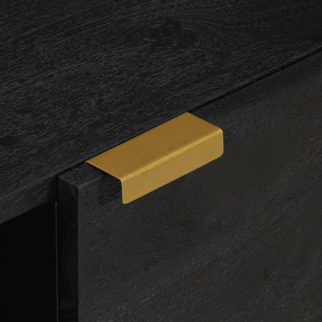 Tavolino da Salotto Nero 100x54x40 cm in Legno Multistrato | homemem39