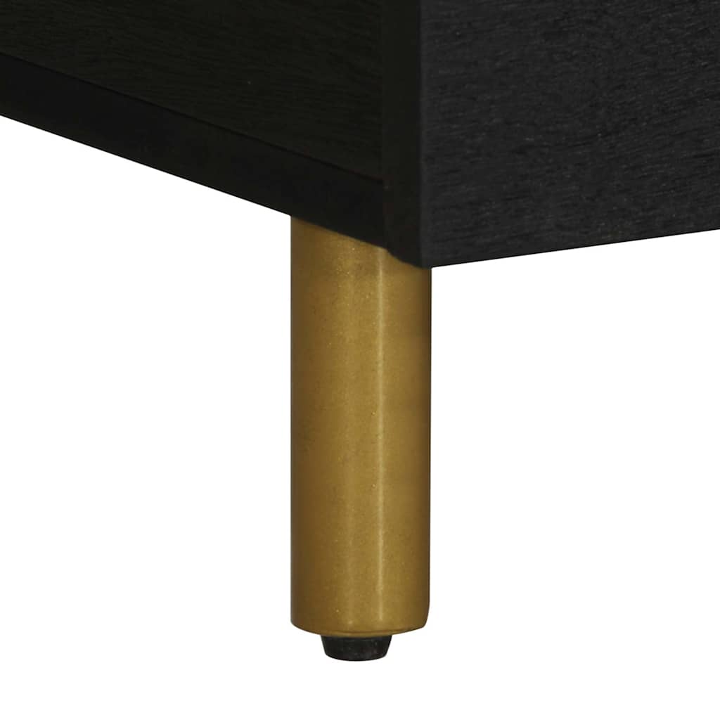 Tavolino da Salotto Nero 100x54x40 cm in Legno Multistrato | homemem39