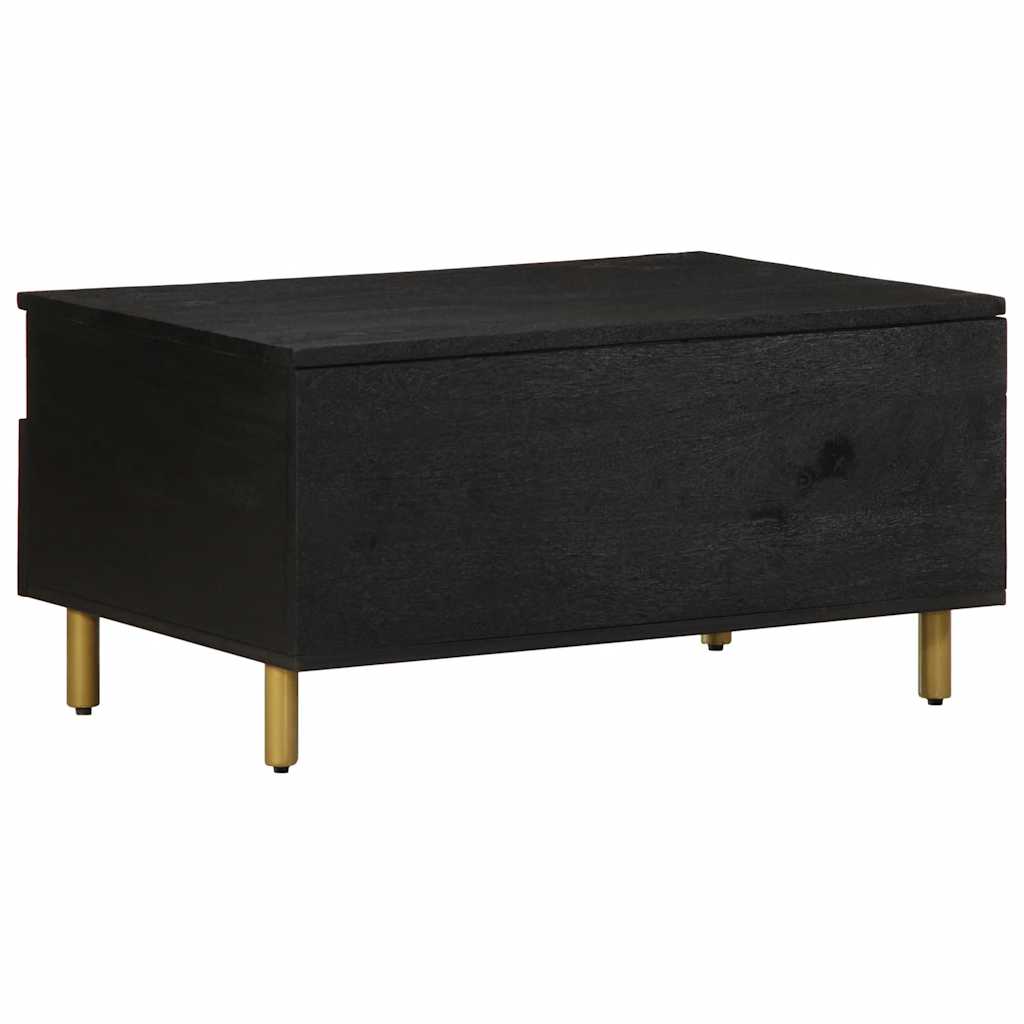 Tavolino da Salotto Nero 80x54x40 cm in Legno Multistrato | homemem39