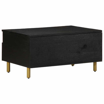 Tavolino da Salotto Nero 80x54x40 cm in Legno Multistrato | homemem39