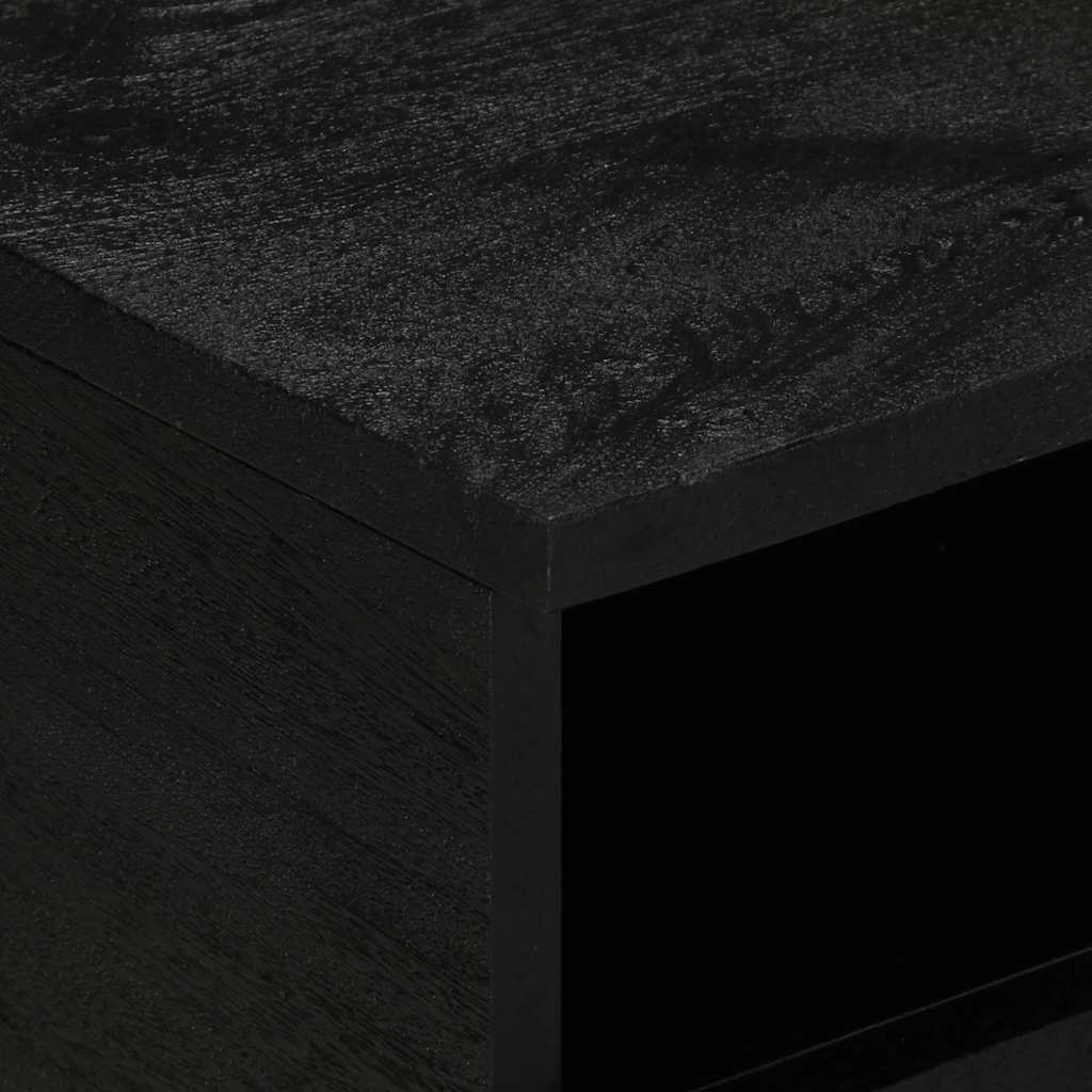 Tavolino da Salotto Nero 80x54x40 cm in Legno Multistrato | homemem39