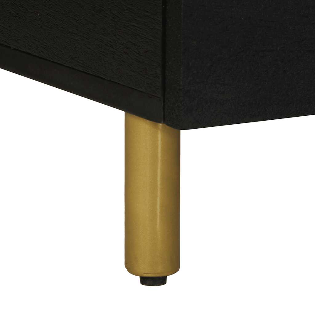 Tavolino da Salotto Nero 80x54x40 cm in Legno Multistrato | homemem39