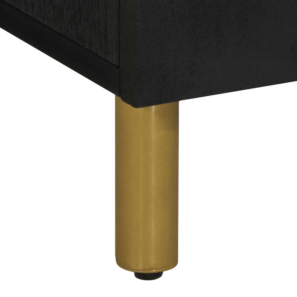 Mobile Lavabo da Bagno Nero 62x33x58 cm in Legno Multistrato | homemem39