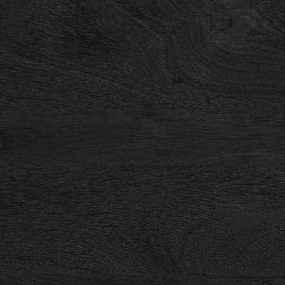 Credenza Nera 80x33x75 cm in Legno Multistrato - homemem39