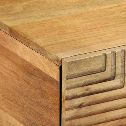 Tavolino da Salotto Marrone 80x50x40 cm Legno Massello di Mango | homemem39