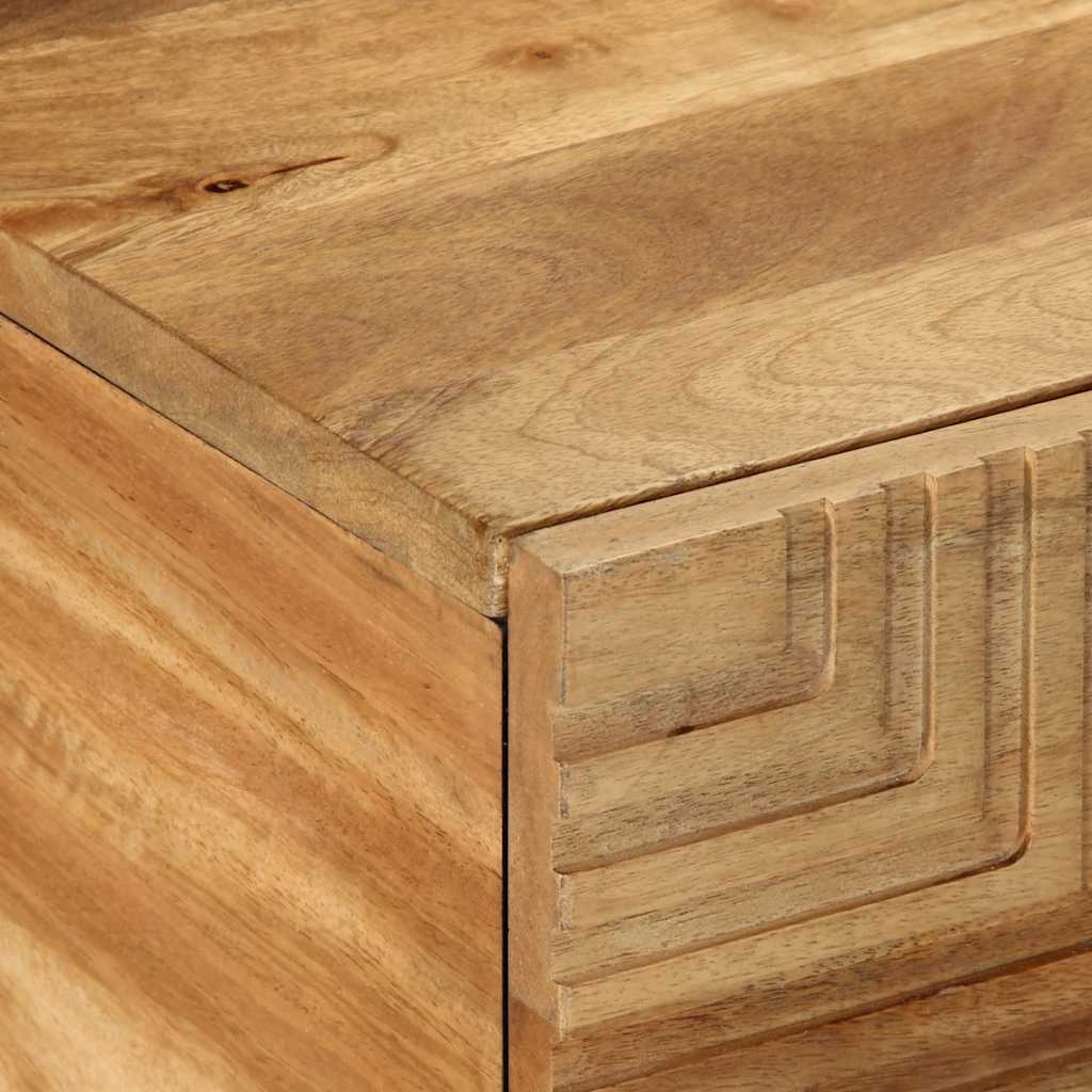 Tavolino da Salotto Marrone 100x54x40cm Legno Massello di Mango | homemem39