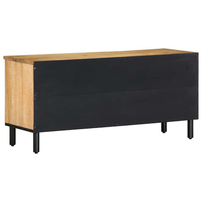 Mobile Porta TV Marrone 100x33x46 cm in Legno Massello di Mango - homemem39