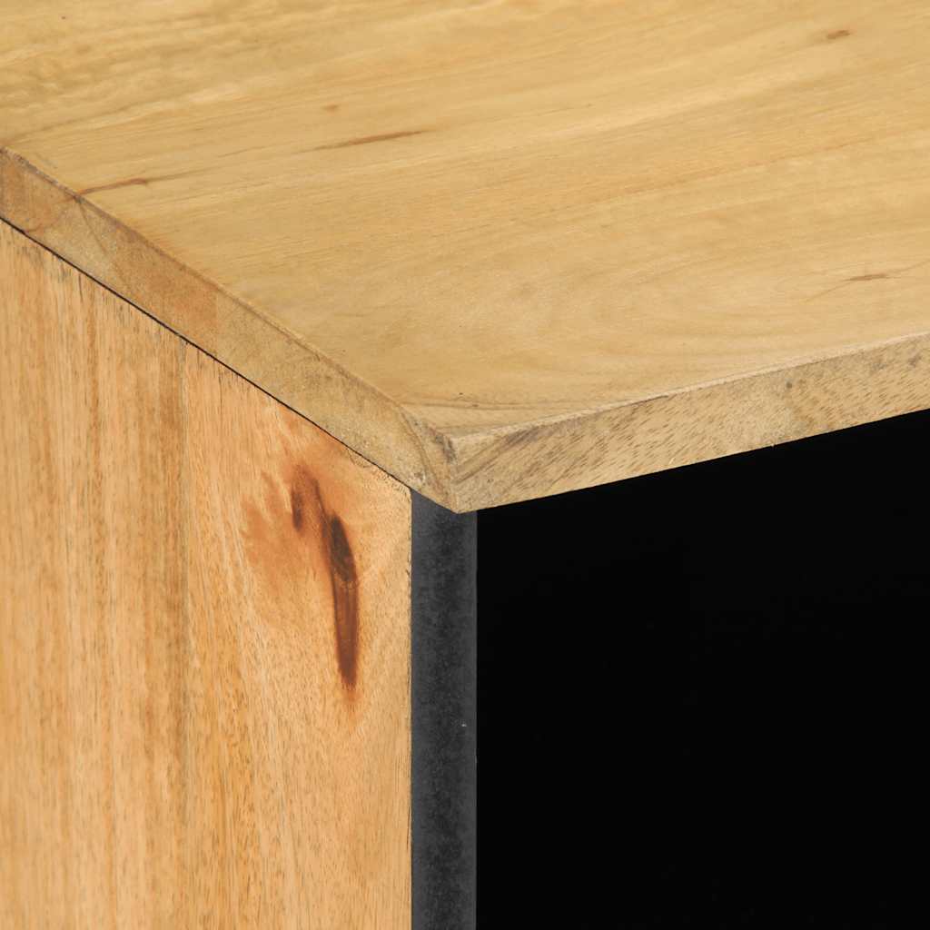 Mobile Porta TV Marrone 100x33x46 cm in Legno Massello di Mango - homemem39